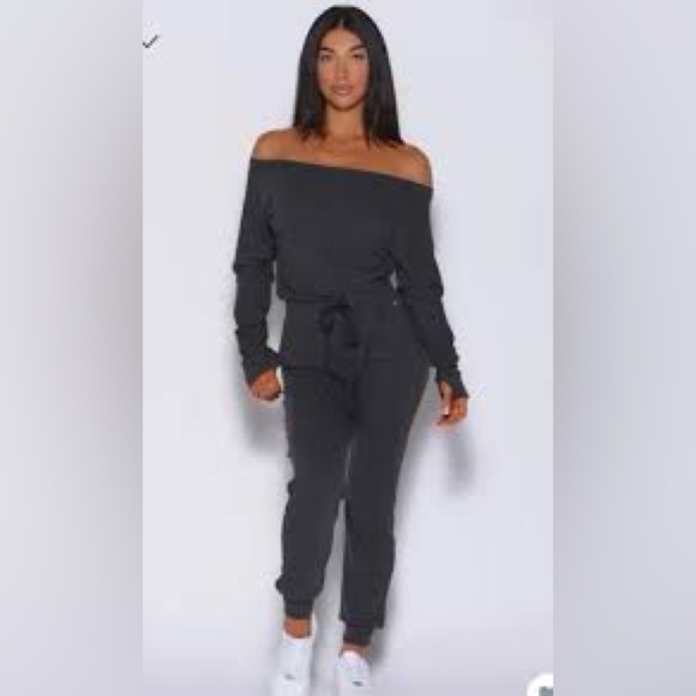 Bombshell sportswear cold shoulder one piece jumper.